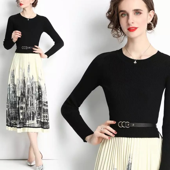 ❤️ The KIMORA full European Cityscape Dress - Picture 3 of 15